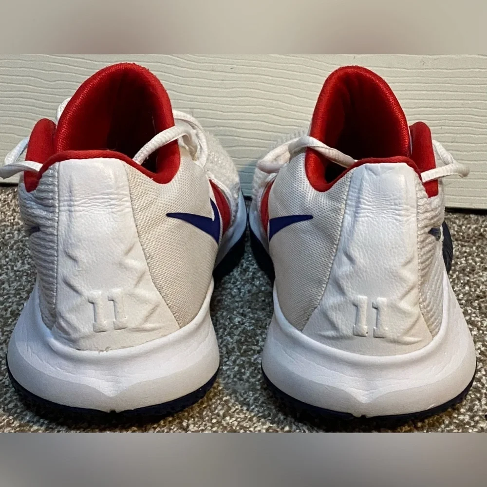 Nike Men's Size 9.5 Kyrie Flytrap USA Basketball White Royal Red Blue AA7071 146